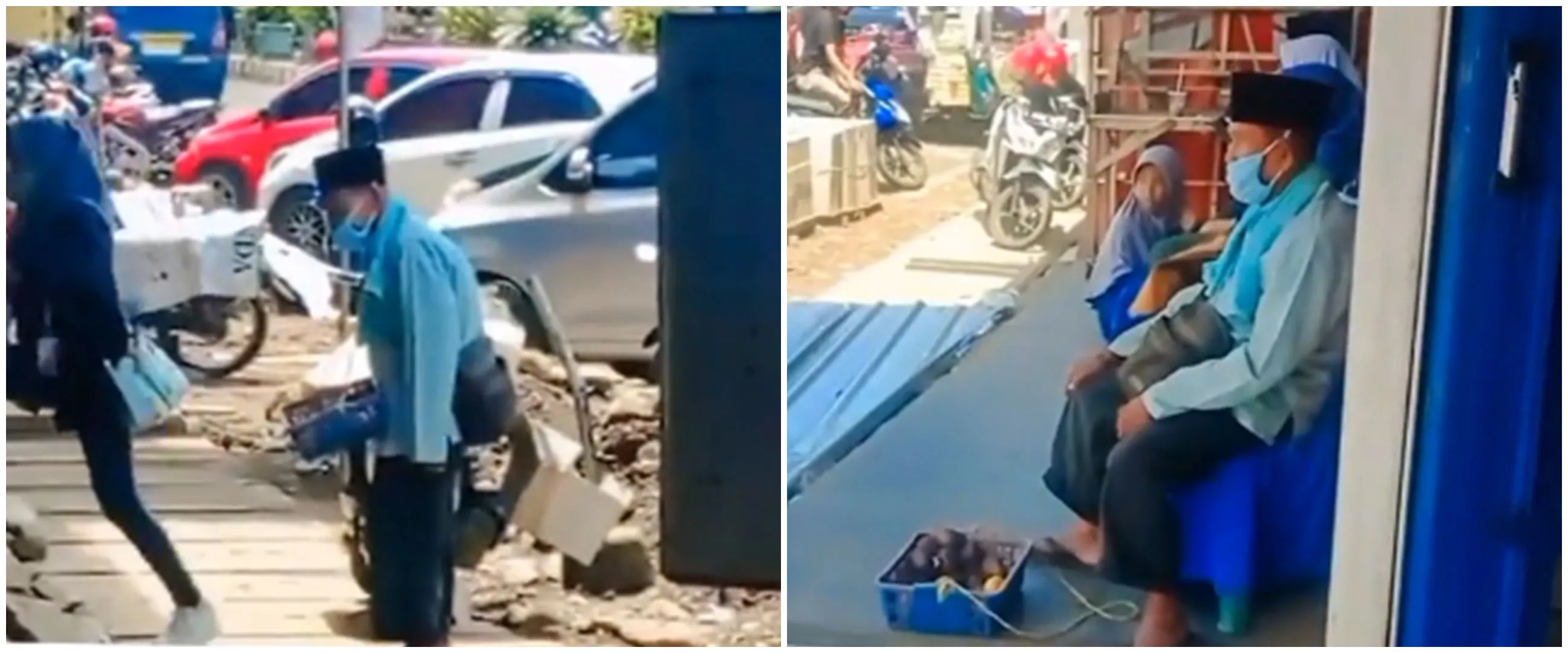 Kisah pilu kakek jualan buah sepi pembeli, warganet ajak beri donasi