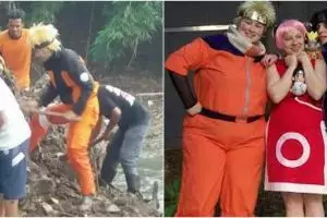 13 Potret cosplay anime Naruto di tempat umum ini bikin senyum lebar