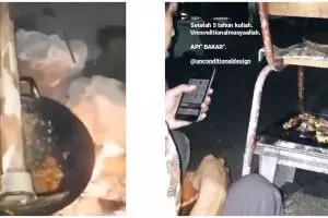 15 Potret nyeleneh orang lagi masak, tingkahnya bikin nggak habis piki