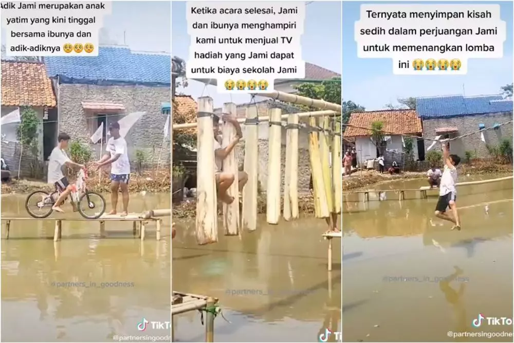 kisah haru juara ninja warrior © TikTok