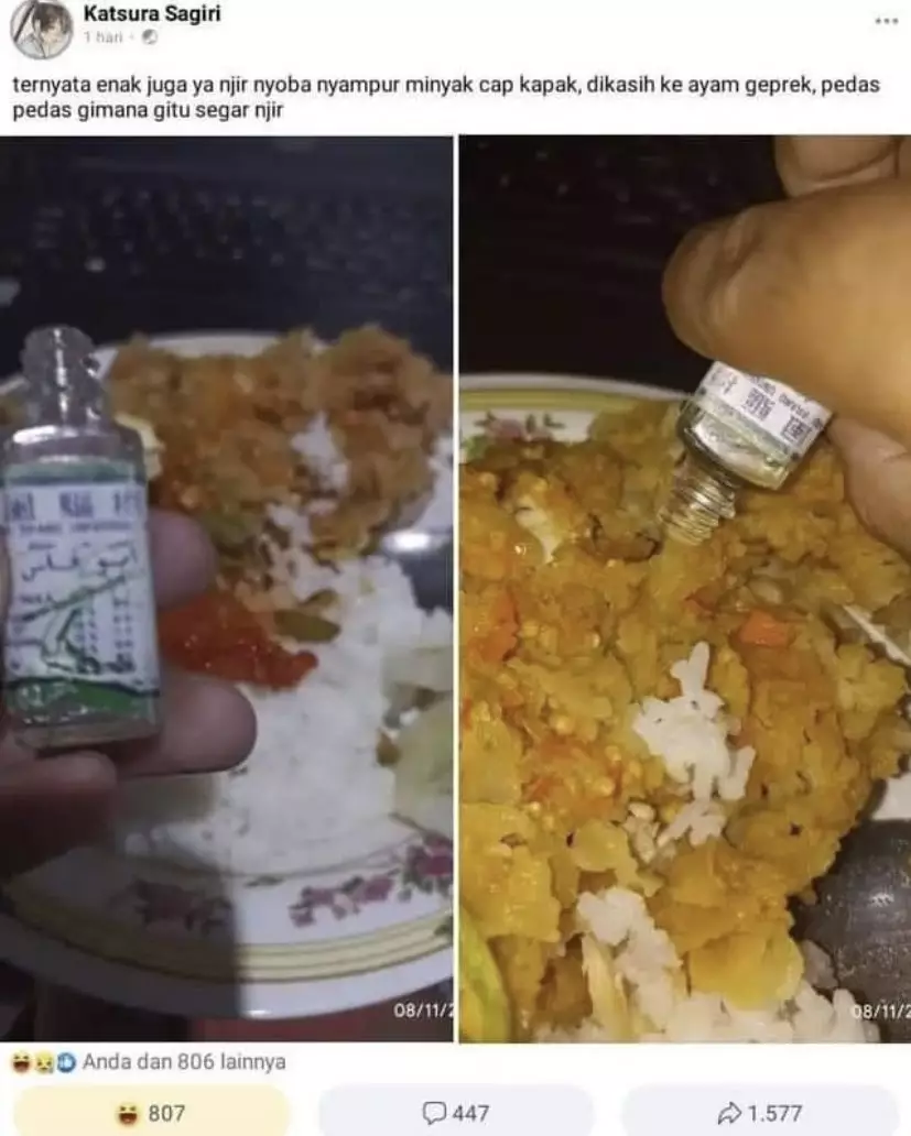 aksi nyeleneh pengguna Facebook © berbagai sumber