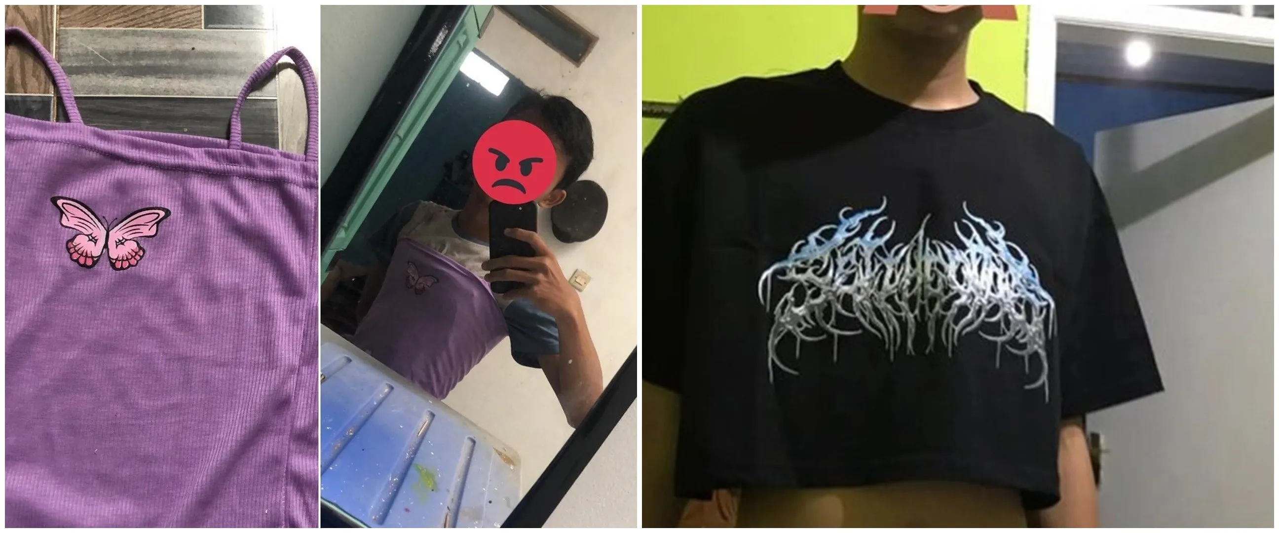 11 Momen apes cowok beli baju di online shop, desainnya antimainstream