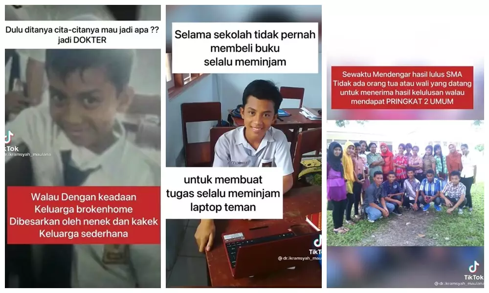 anak broken home jadi dokter © TikTok/@dr.ikramsyah_maulana anak broken home jadi dokter © TikTok/@dr.ikramsyah_maulana