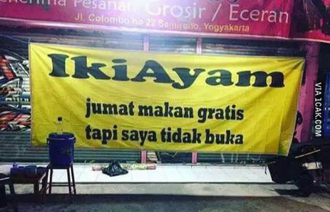 spanduk pakai markerting nyebelin © berbagai sumber spanduk pakai markerting nyebelin © berbagai sumber