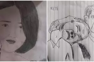 13 Lukisan pemain Ikatan Cinta ini kelewat artistik, bikin ngakak