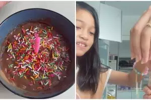 Asisten rumah tangga ulang tahun, gadis cilik ini bikin kejutan manis