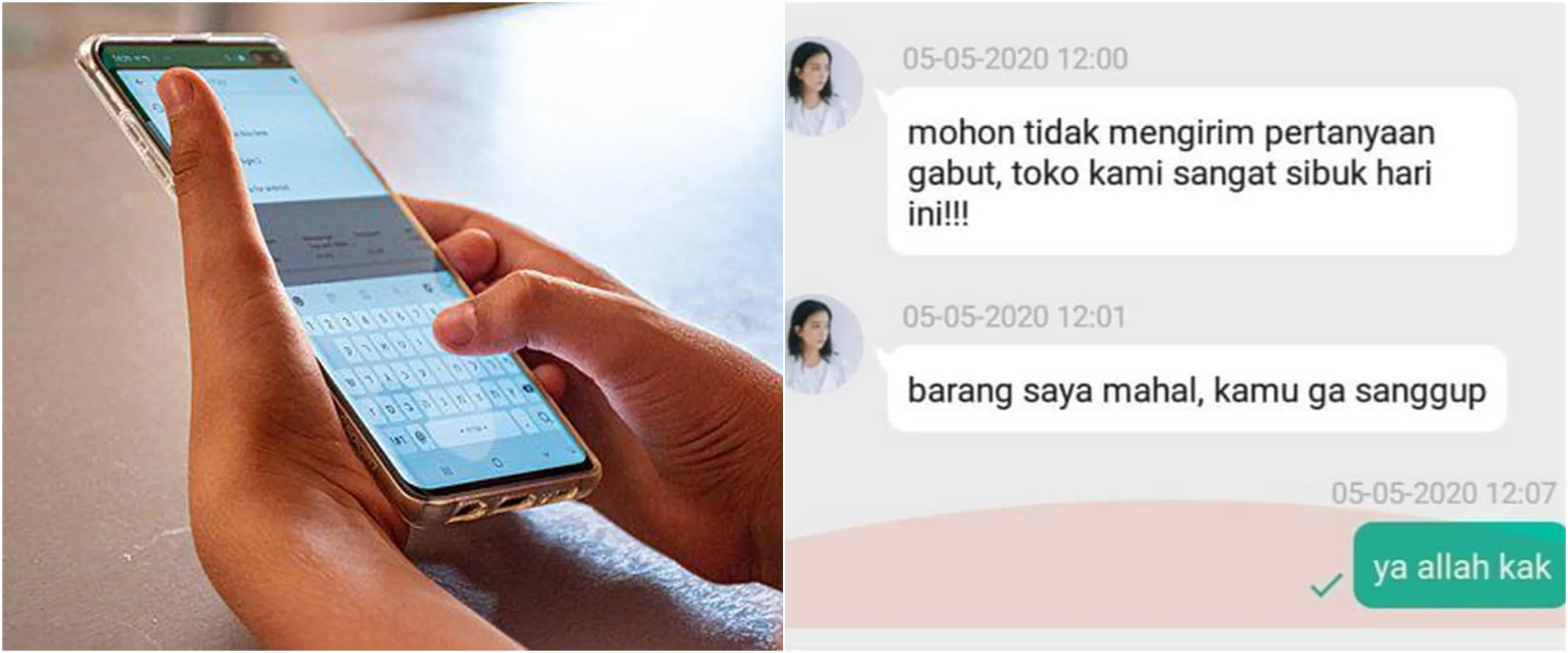11 Chat lucu penjual online shop sombong ini bikin ikutan emosi