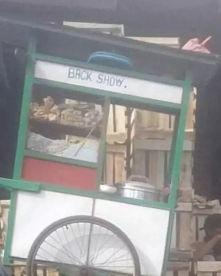 tulisan di gerobak pakai bahasa inggris © berbagai sumber