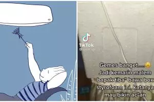 Kreatif abis, seorang ayah buatkan AC manual unik untuk anaknya