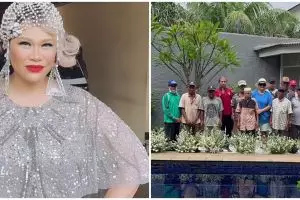 11 Momen haru Okky Lukman rayakan ulang tahun bareng tukang becak