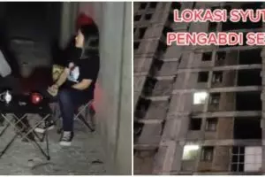 Merinding, dua orang ini dengar suara hantu di rusun Pengabdi Setan 2