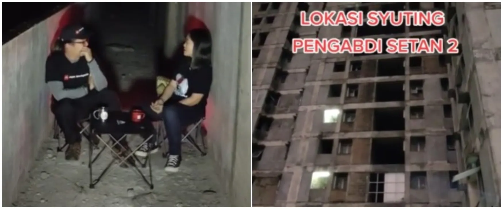 Merinding, dua orang ini dengar suara hantu di rusun Pengabdi Setan 2