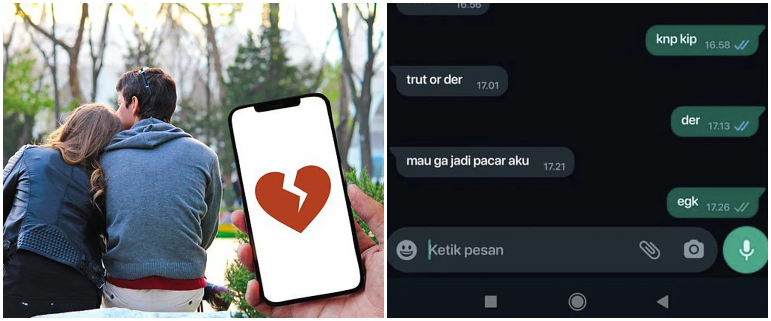 11 Chat kocak nembak gebetan endingnya ditolak ini ngenes abis