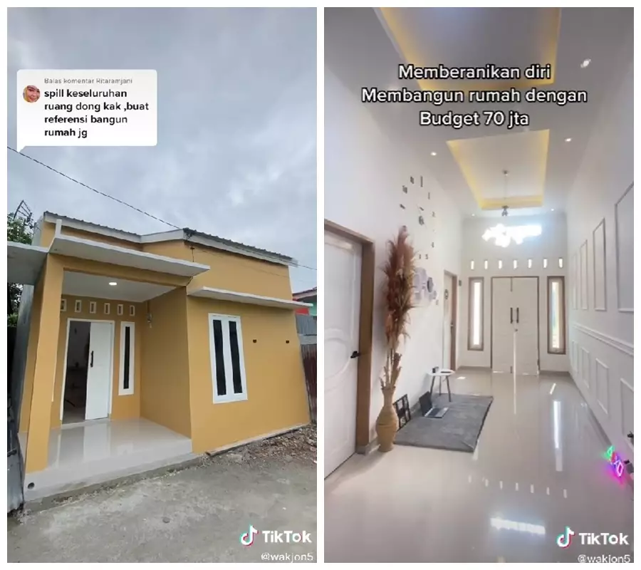 rumah modal Rp 70 juta © TikTok/@wakjon5