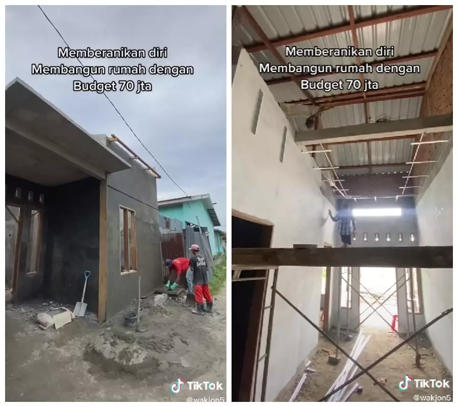 rumah modal Rp 70 juta © TikTok/@wakjon5