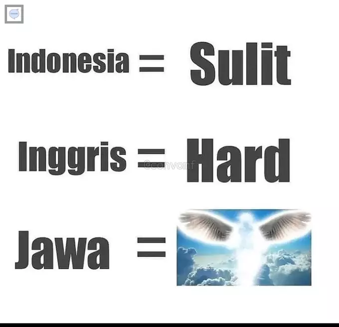 13 Perbedaan lucu Bahasa Inggris, Indonesia, dan Jawa yang bikin geleng-geleng kepala 13 Perbedaan lucu Bahasa Inggris, Indonesia, dan Jawa yang bikin geleng-geleng kepala