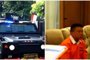 Penampakan perdana Ferdy Sambo berbaju tahanan ikut rekonstruksi