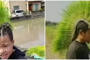 13 Potret lucu orang pakai rambut palsu ini nyeleneh banget