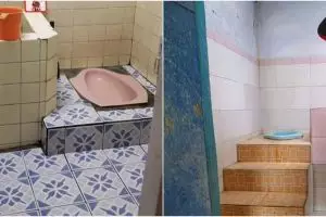 13 Potret nyeleneh kloset jongkok, desainnya bikin gagal estetik