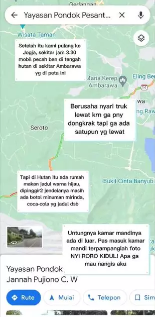 Kisah perjalanan singgah di warung gaib Berbagai sumber