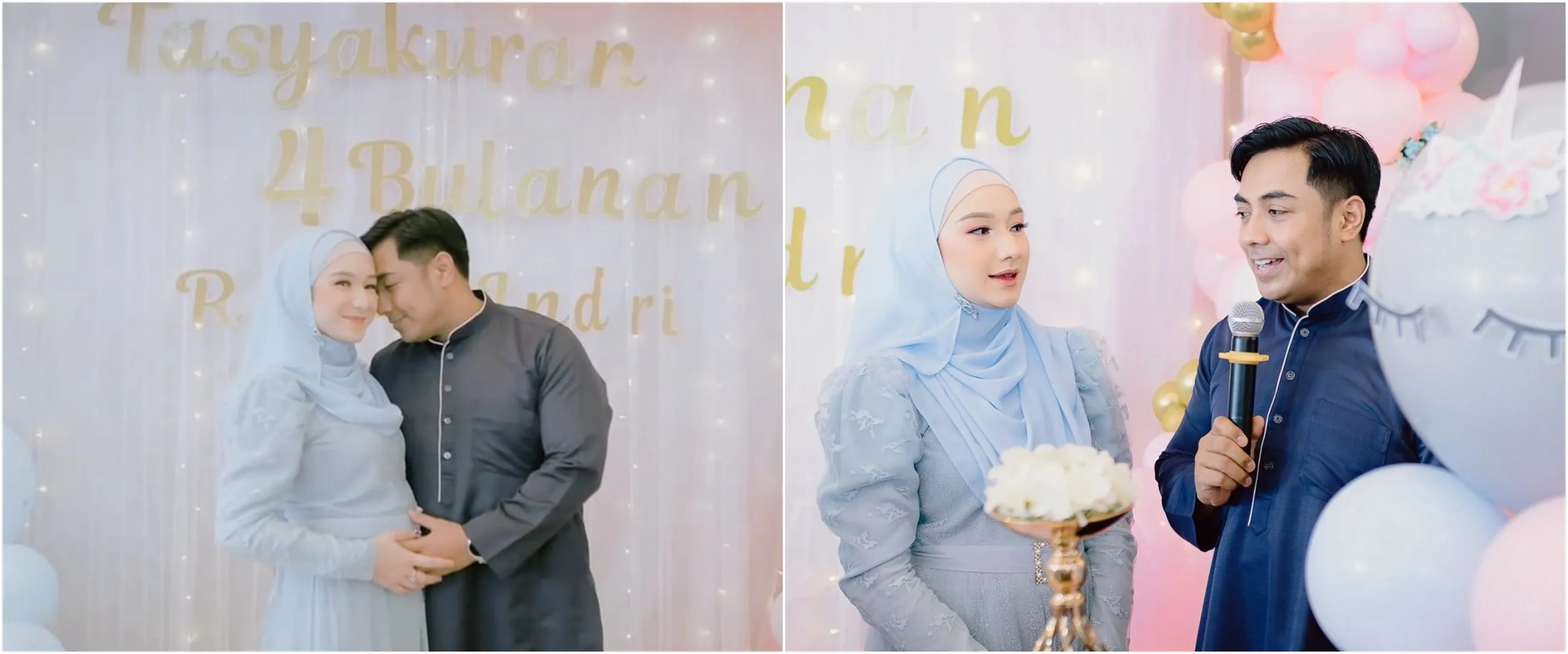 11 Momen tasyakuran Indri Giana hamil kembar, umumkan jenis kelamin
