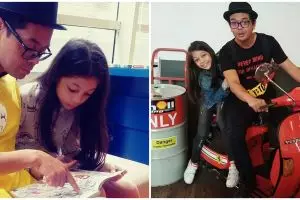 10 Potret kebersamaan Nada anak angkat Deddy Corbuzier & ayah kandung