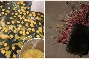 11 Momen apes bahan makanan tumpah ini bikin nyesek