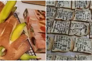 11 Potret roti nyeleneh ini bikin auto kenyang, kocak abis