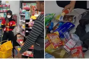 Terjadi lagi, aksi nekat ibu muda mencuri barang di Alfamart