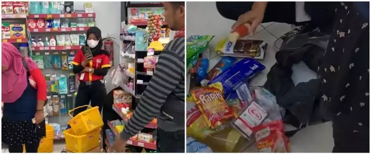 Terjadi lagi, aksi nekat ibu muda mencuri barang di Alfamart
