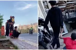 Kisah haru kakak beradik tinggal di kolong tol, ditinggal orang tua
