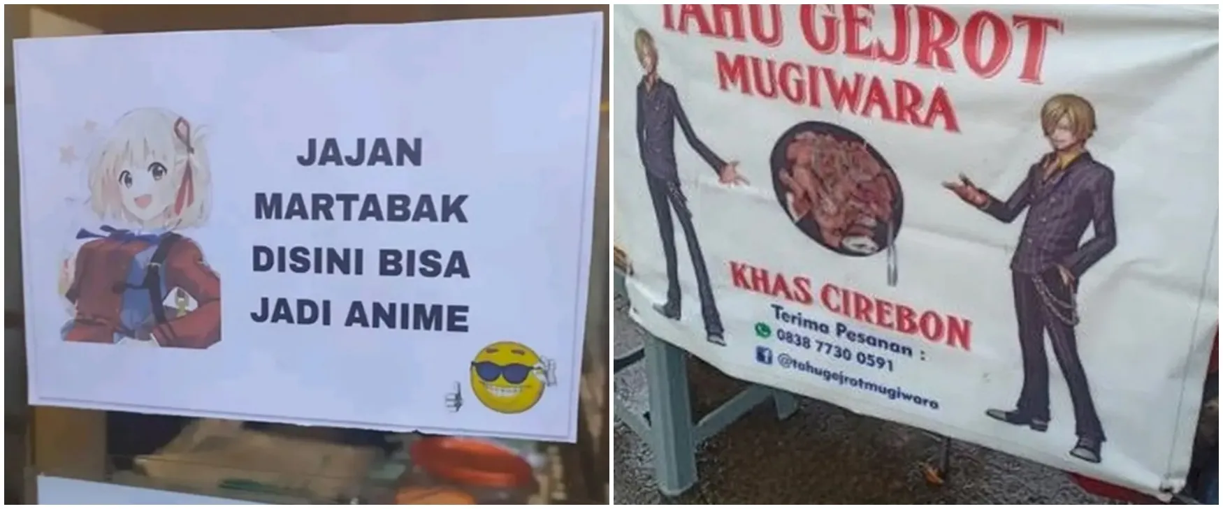 11 Cara kocak promosi jualan pakai karakter anime, wibu auto nyengir