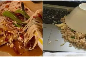 11 Momen apes laptop ketumpahan makanan ini bikin nyesek lihatnya