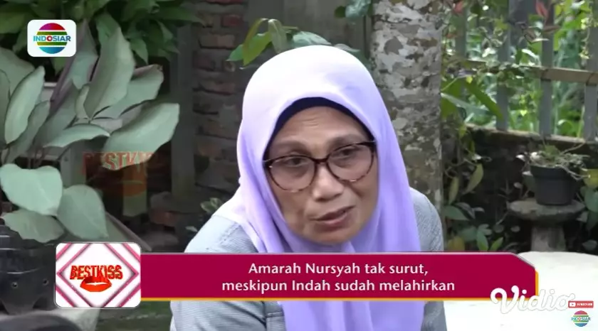 reaksi dingin ibu Indah Permatasari © berbagai sumber