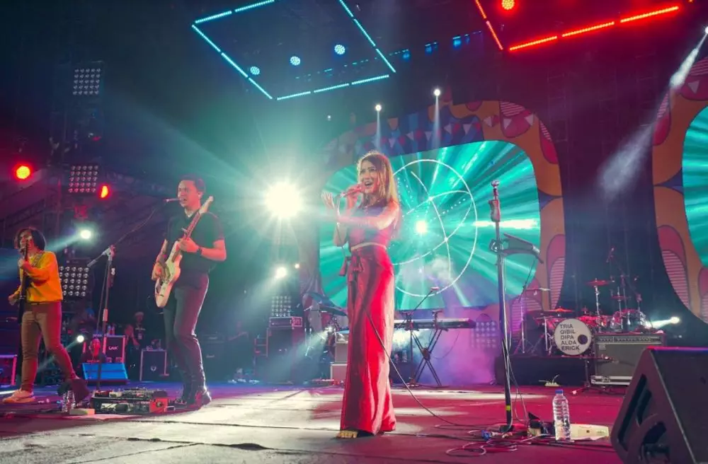 Aksi manggung The Changcuters © 2022 brilio.net