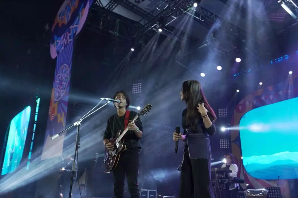 Aksi manggung The Changcuters © 2022 brilio.net