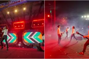 Aksi manggung The Changcuters di Pekan Gembira Ria bikin pecah suasana