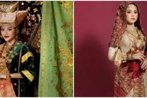 Pesona 9 seleb dandan ala pengantin Minang, Imel Putri bikin pangling