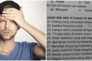 13 Jawaban polos siswa saat kerjakan soal ini bikin guru tepuk jidat