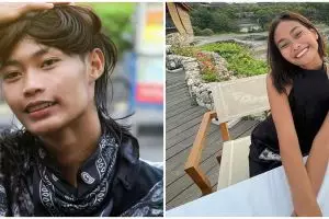 Potret Bonge bareng Sarah Tumiwa Indonesia Next Top Model, bak kembar