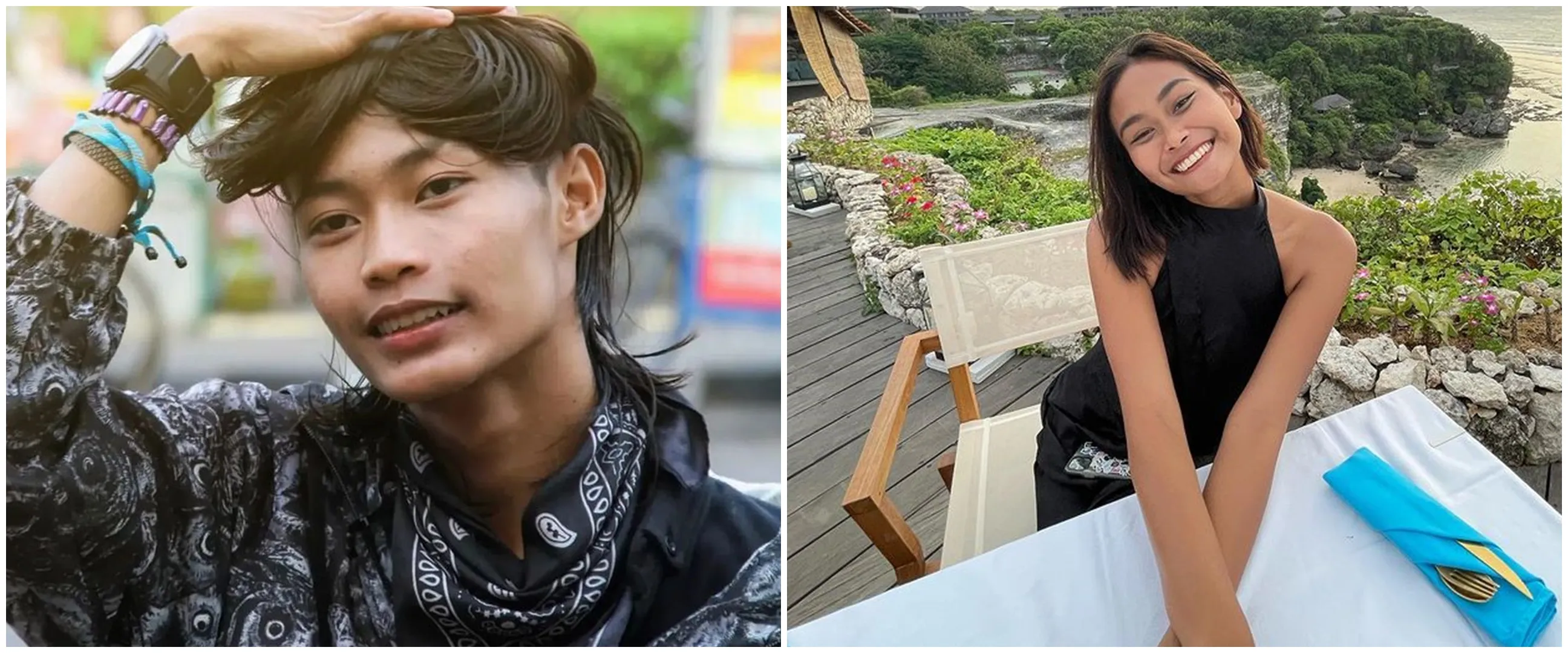 Potret Bonge bareng Sarah Tumiwa Indonesia Next Top Model, bak kembar