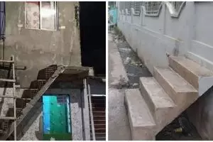 11 Potret orang bikin tangga nggak berguna, buat apa ya?