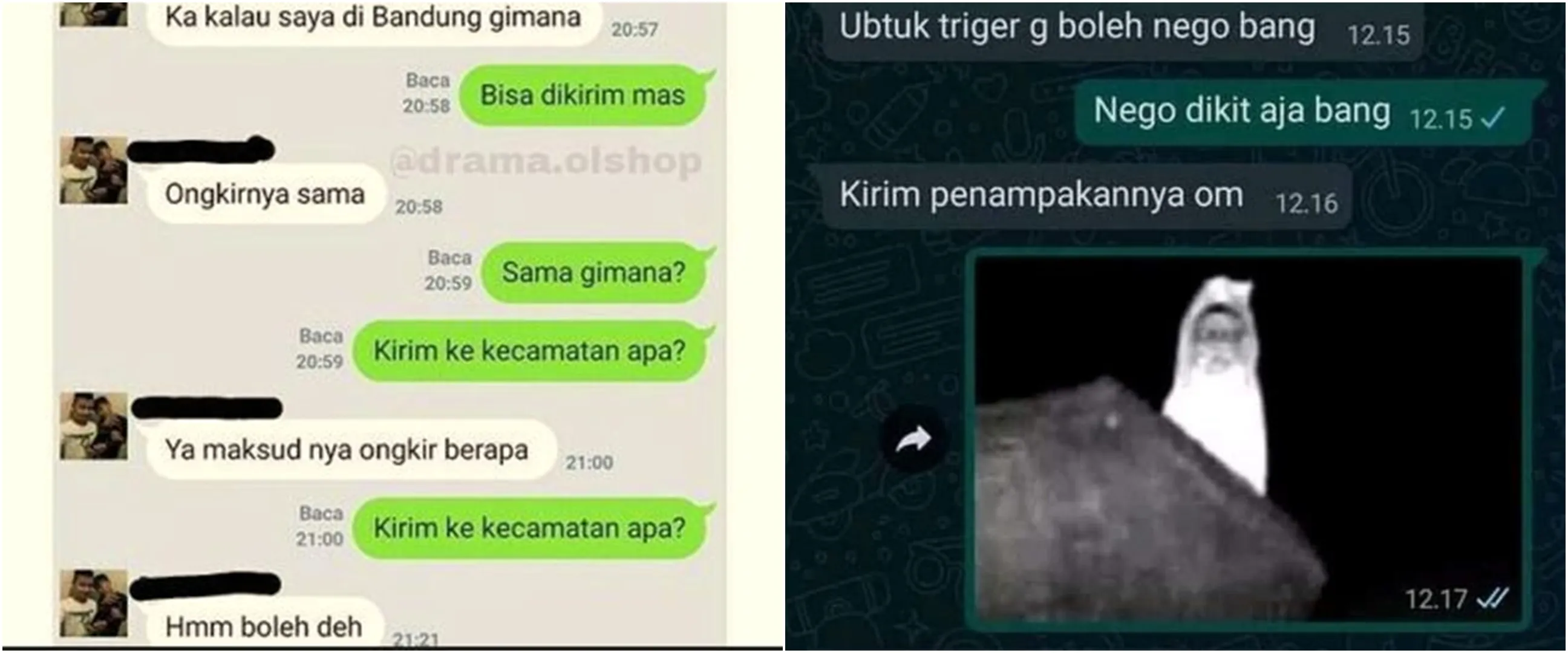 13 Chat lucu saat transaksi online ini nggak nyambung, berujung absurd