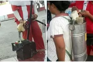 9 Momen lucu emak-emak antre beli bensin ini bikin senyum kecut