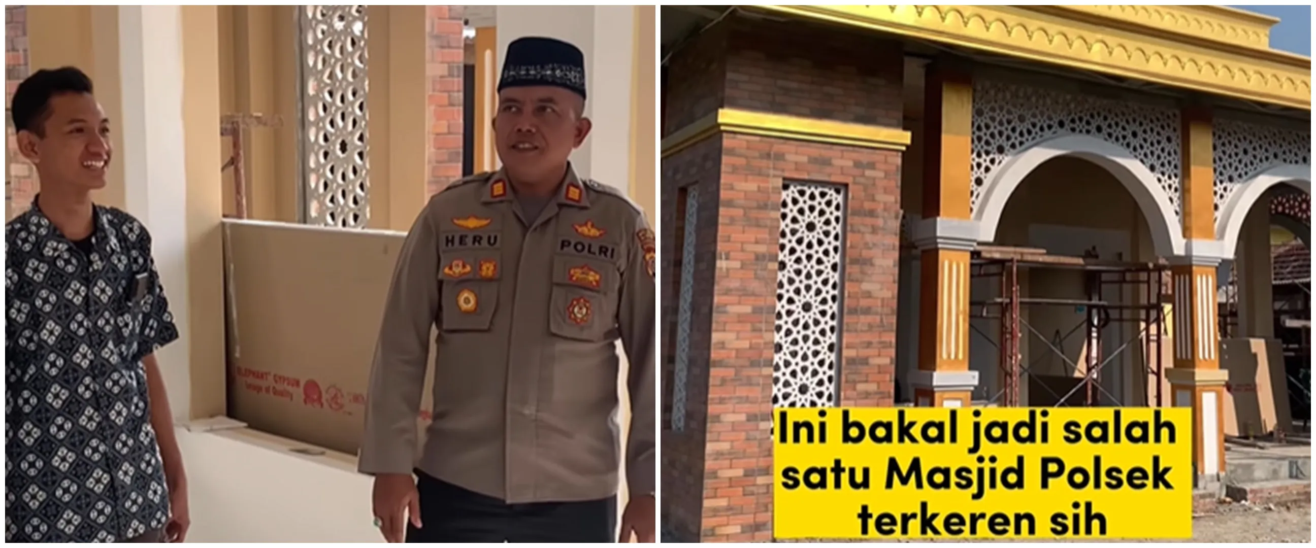 Kisah haru seorang Kapolsek, rela jual rumah demi bangun masjid