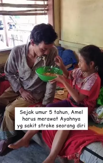 Kisah anak perempuan rawat ayah stroke selama 8 tahun TikTok