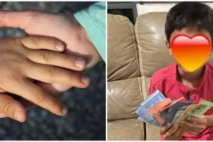 Kisah bocah tabung uang saku untuk bantu teman bayar sekolah, haru