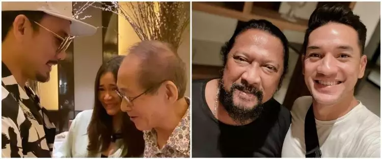 Kebersamaan 11 aktor dan ayah mertua, Denny Sumargo 2 tahun tak bersua