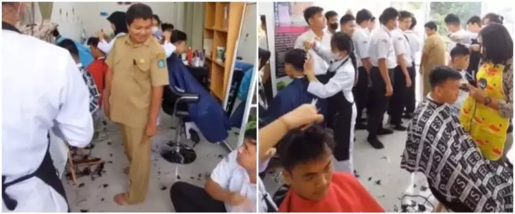 Tak asal gunting, sekolah ini punya cara unik saat razia rambut murid