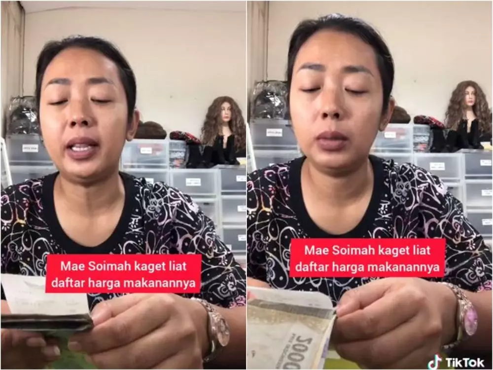soimah syok harga menu makanan © TikTok